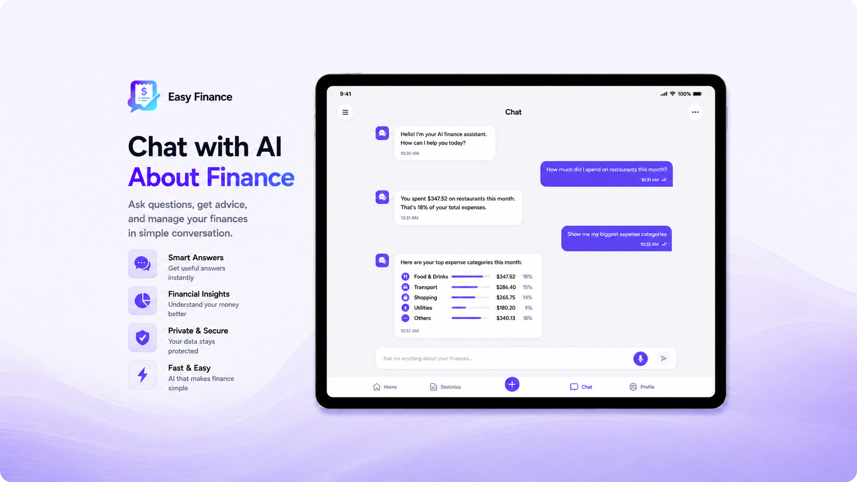 Easy Finance mobile app